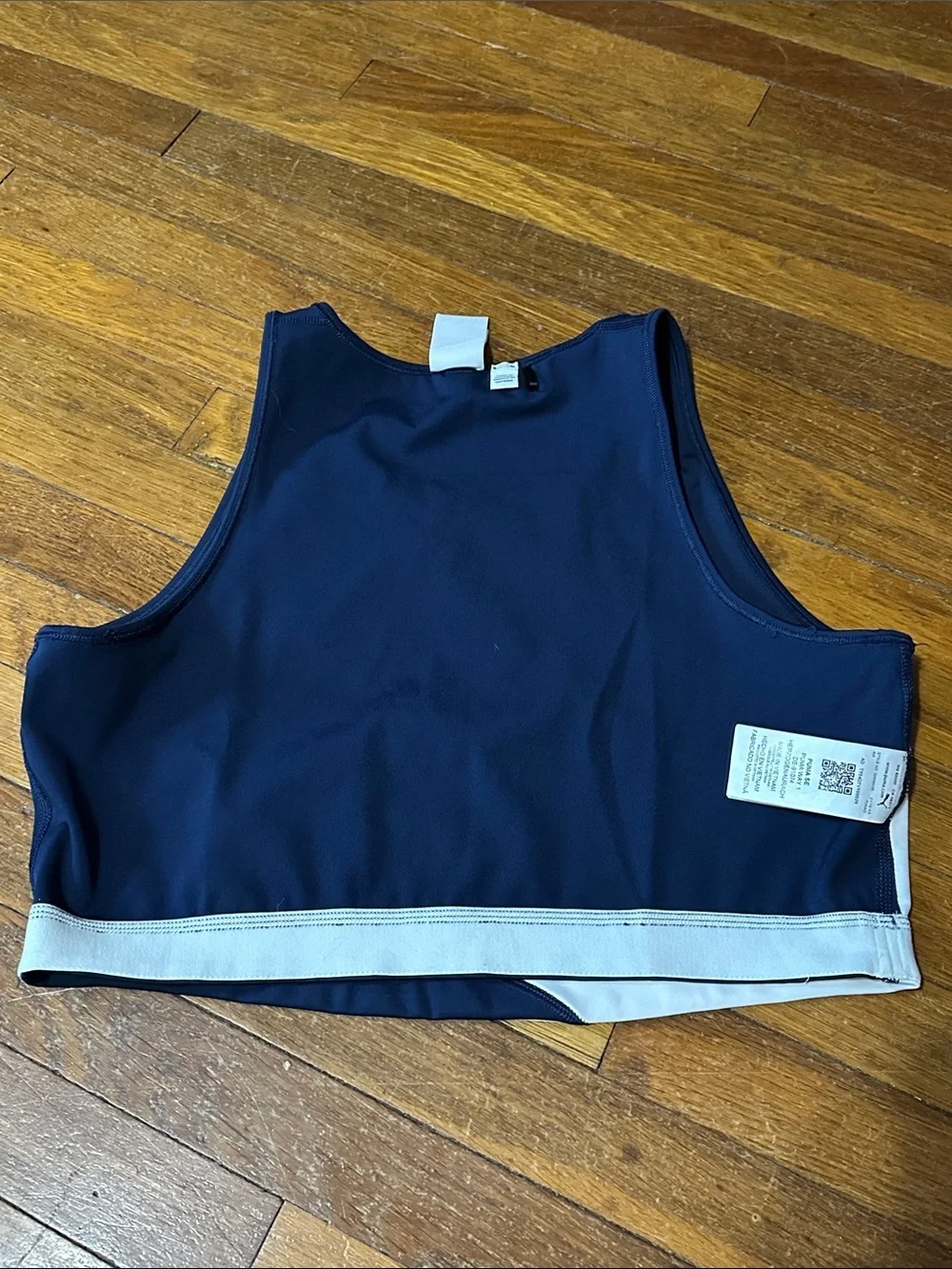 Puma x Tracksmith Bell Lap Top Running Crop, XL